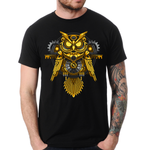 Steampunk Vintage Owl T-shirt